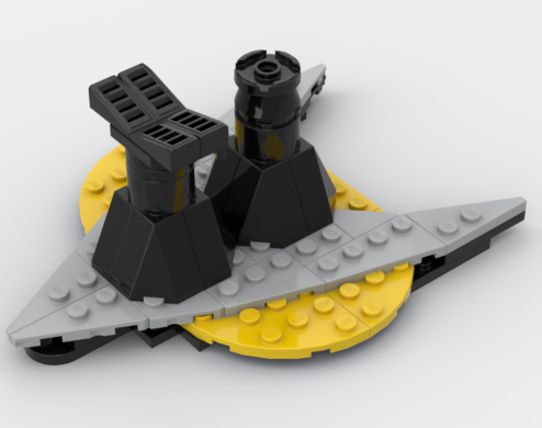 Decorative Base for Starship MOCs