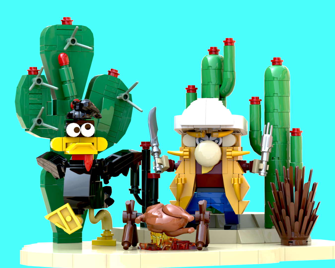 Yosemite Sam &amp; Daffy Duck