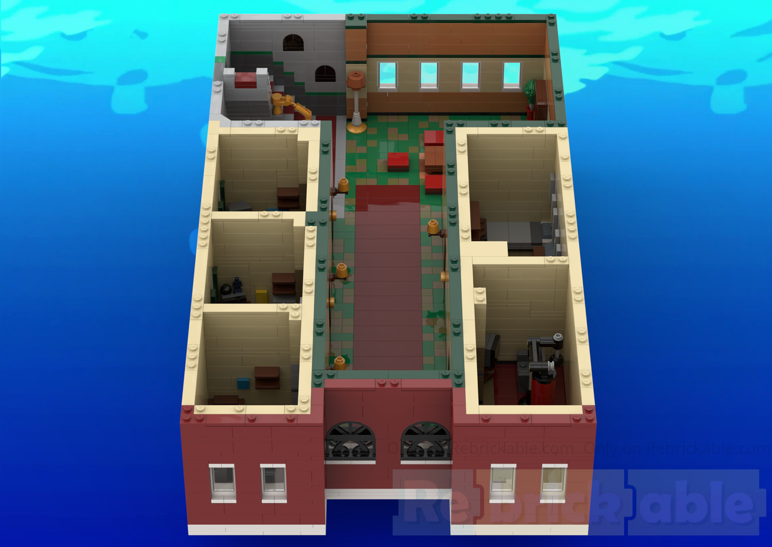 Iwatodai Dorm Modular Part 2 (First floor) - Persona 3 Reload