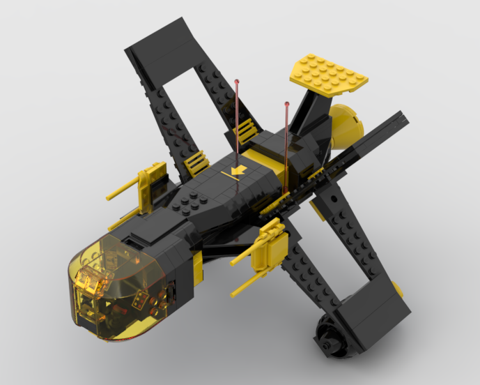 Blacktron Allied Avenger remake