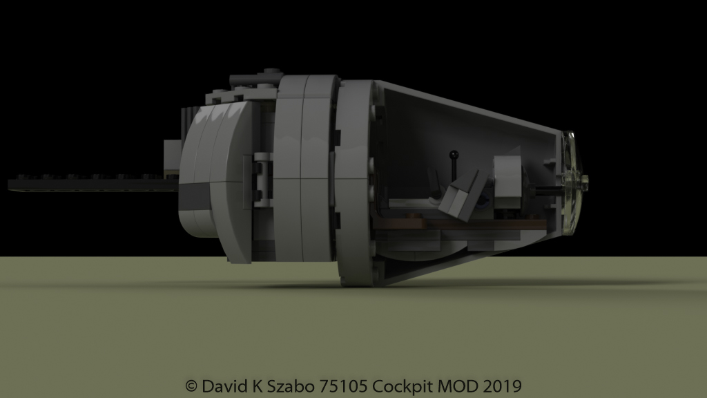 Cockpit MOD for 75105 TFA Millennium Falcon