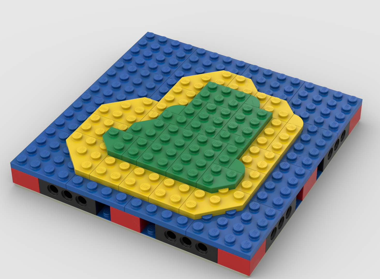 MILS replacement of pirate island baseplate 3867p01