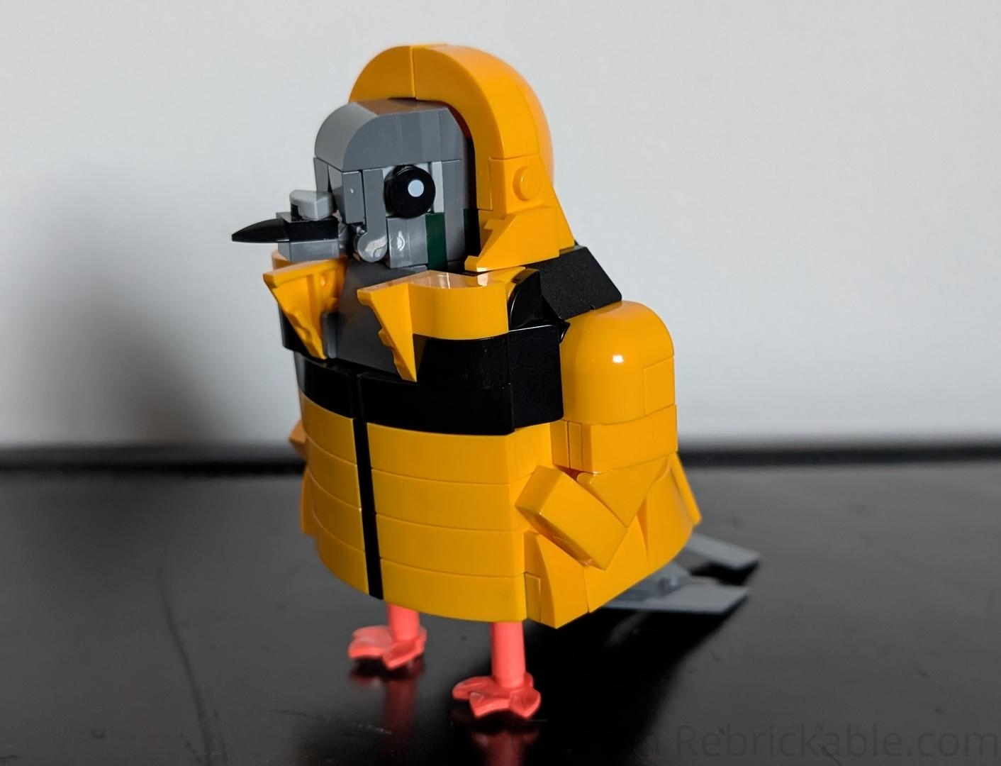 Pigeon In Puffer Jacket