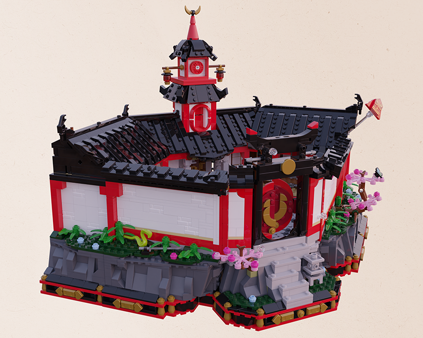 Monastery of Spinjitzu Moc Updated