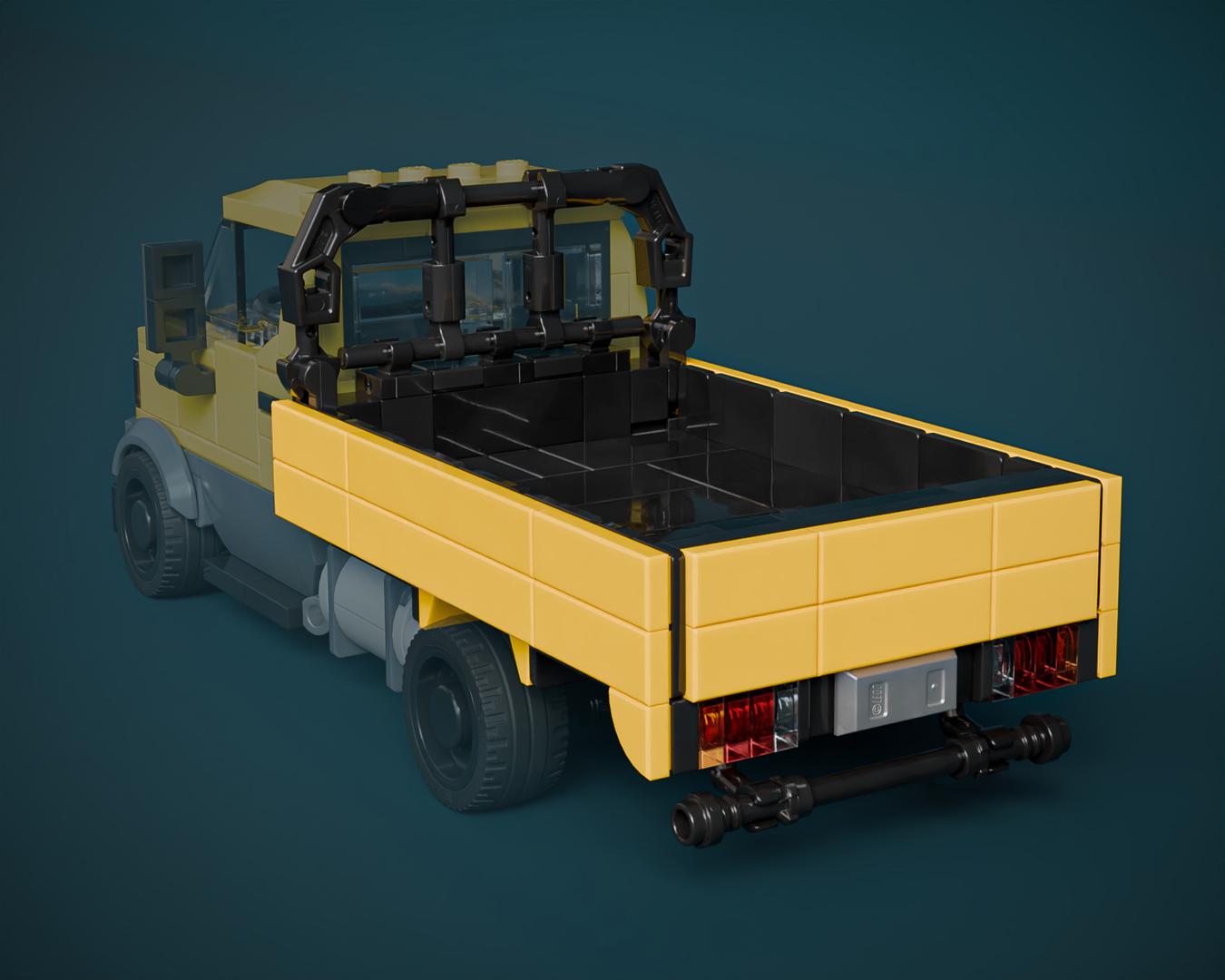 Pickup Bed Add-on for Mini Delivery Truck