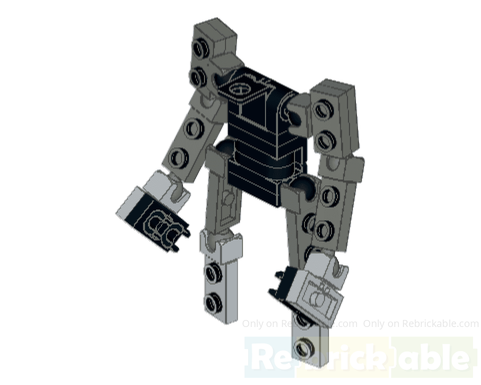 Minifigure Mech Armor Mech Frame