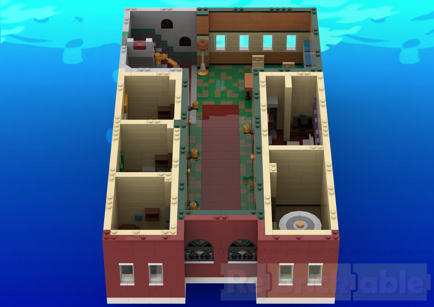 Iwatodai Dorm Modular Part 3 (Second floor) - Persona 3 Reload