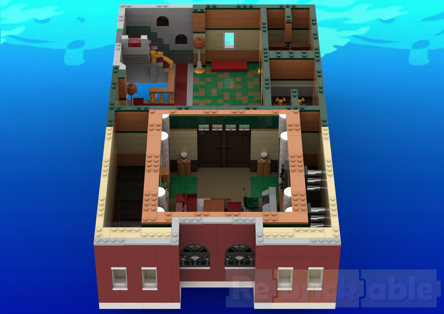 Iwatodai Dorm Modular Part 4 (Third floor) - Persona 3 Reload