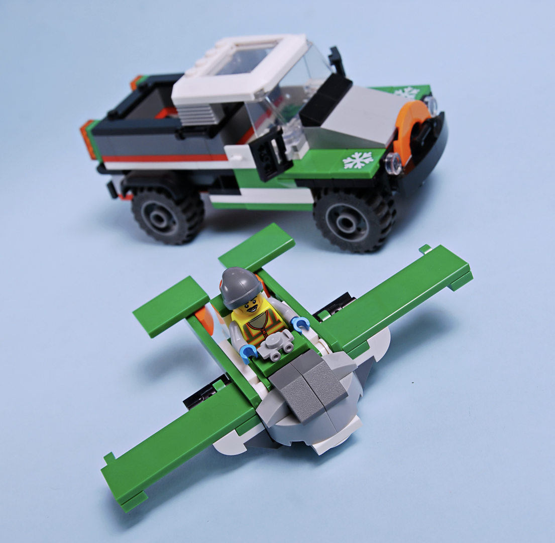 60490 Up in the Air & Down on the Ground alternate build