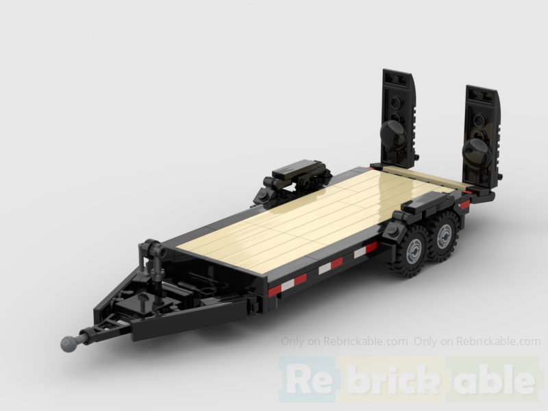 16 Foot Cargo Flatbed Trailer
