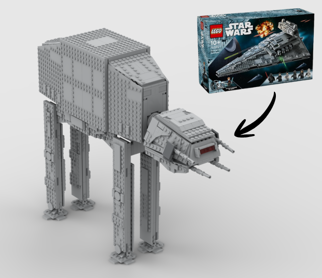 AT-AT Alternate Build Using Set 75394