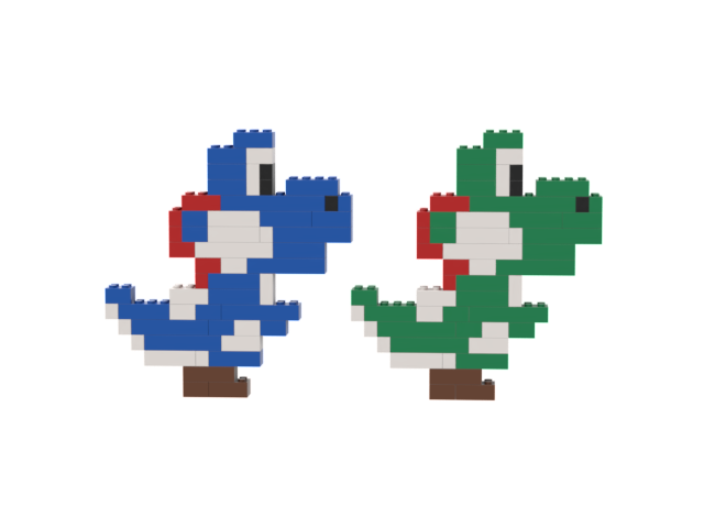 pixel dino bros