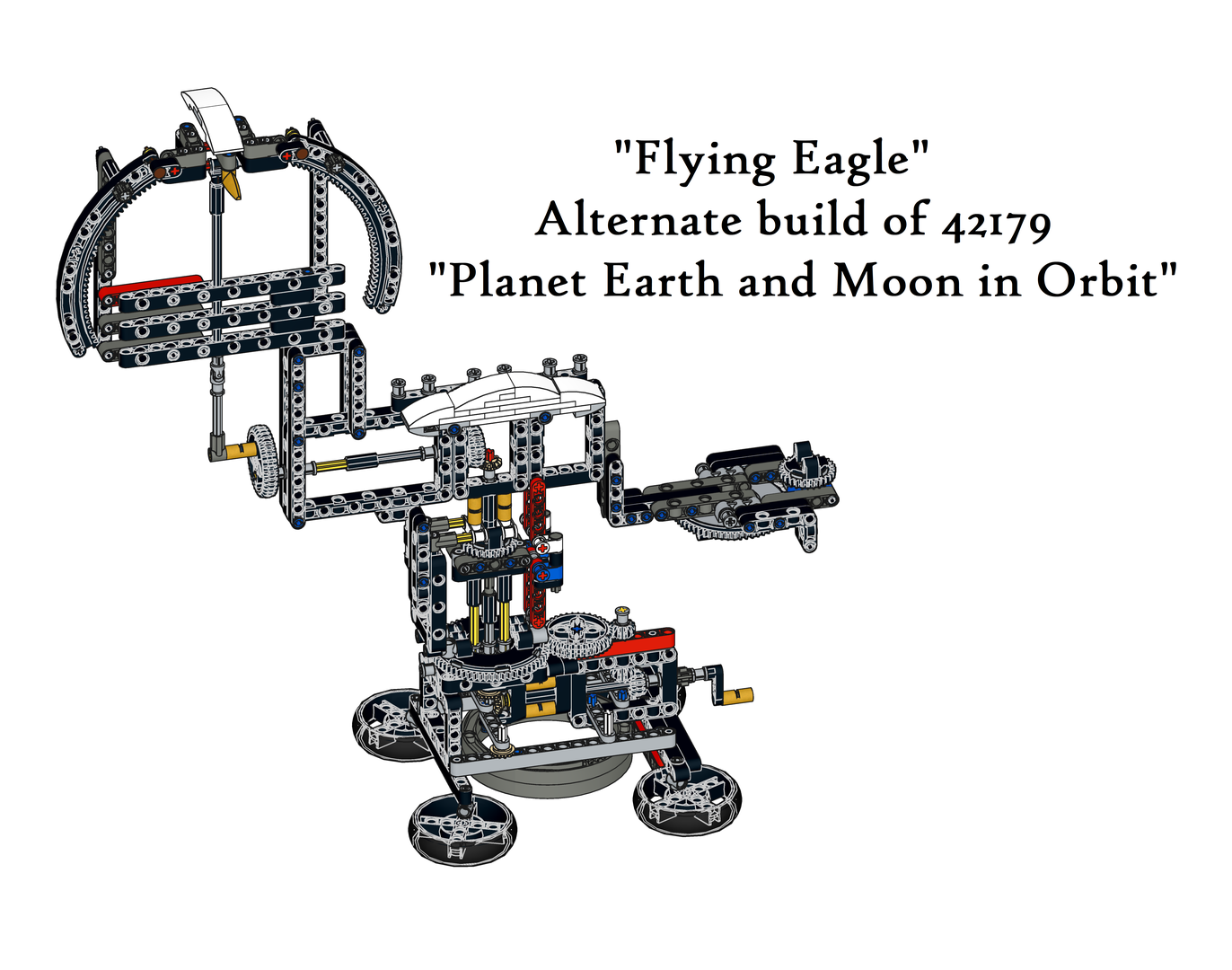 Flying Eagle (Alternate build of 42179-1 - Planet Earth and Moon in Orbit)