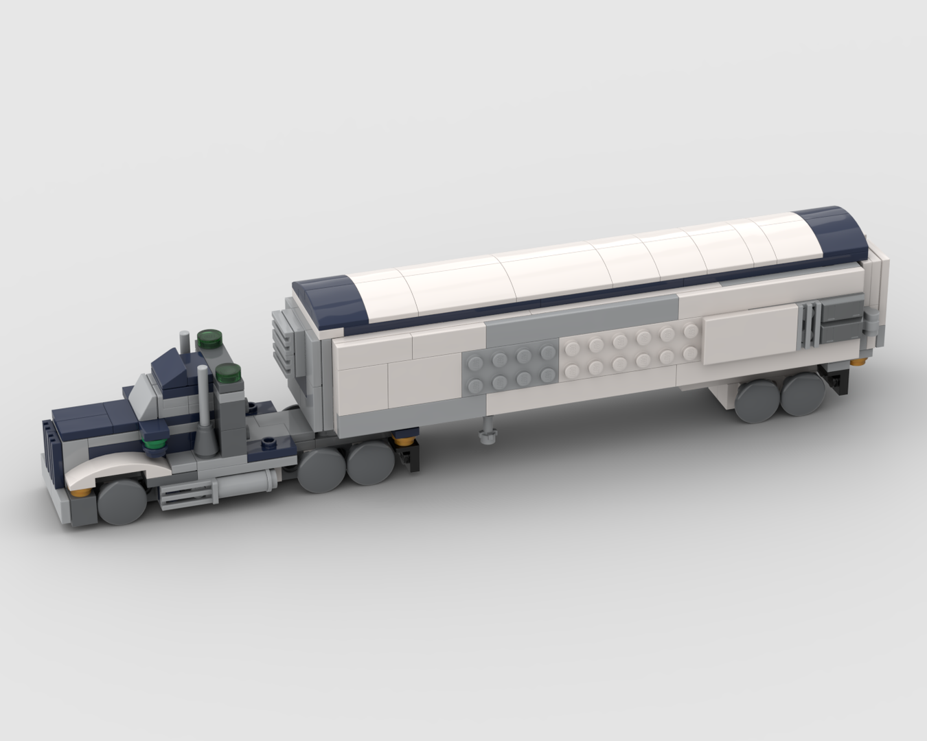 Big Rig with Refrigerated Trailer