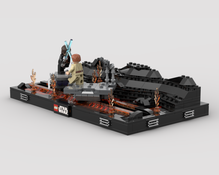 Duel on Mustafar Diorama (Revenge of the Sith)