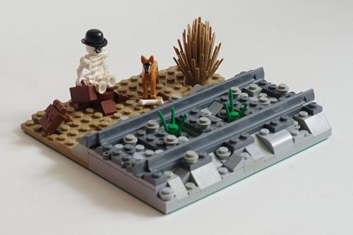 Waiting for the train