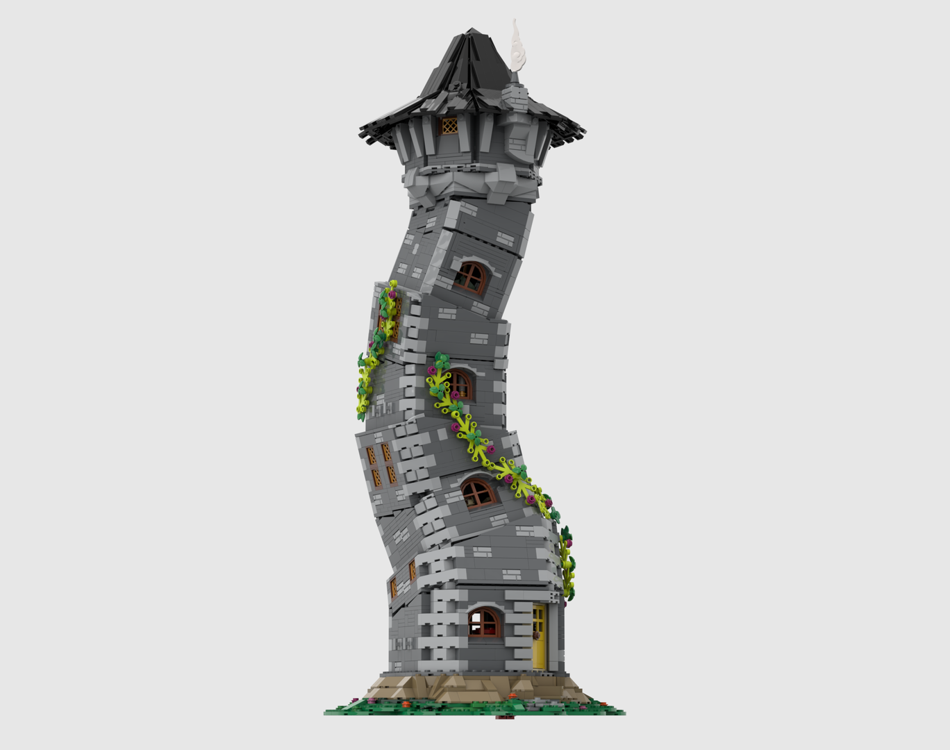 The Crooked Wizard's Tower (Split Design)