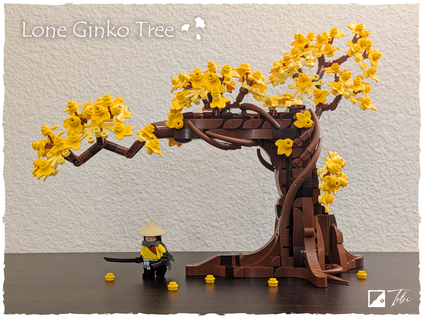 Ghost of Yōtei |Onryō &amp; Lone Ginko Tree ~ LEGO Love Birds set #21365 Modification