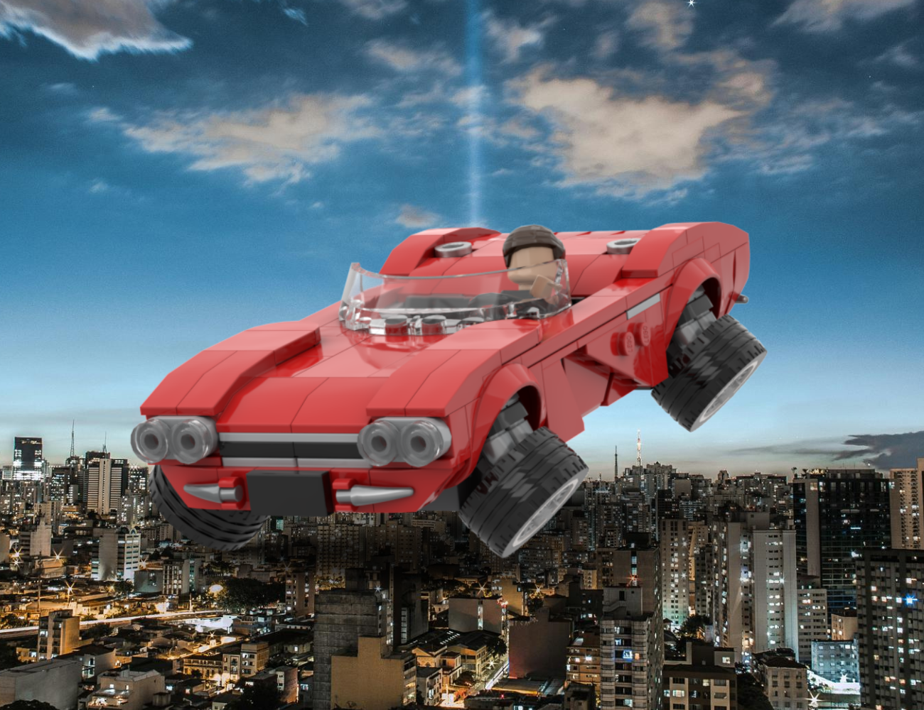 Speed Champions-scale Lola the Flying Car