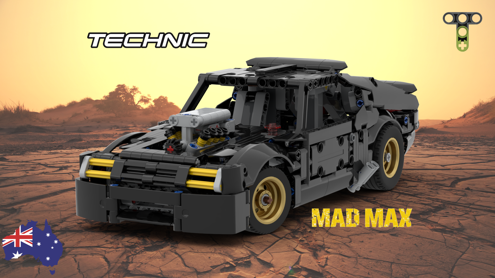 42223 Mad Max V8 Interceptor - Ford alternate build