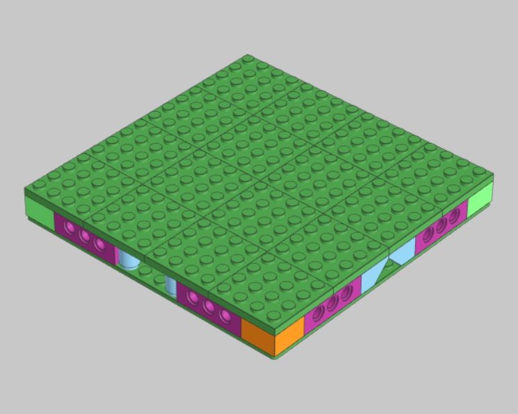 16x16 MILs Base with Electrical Access