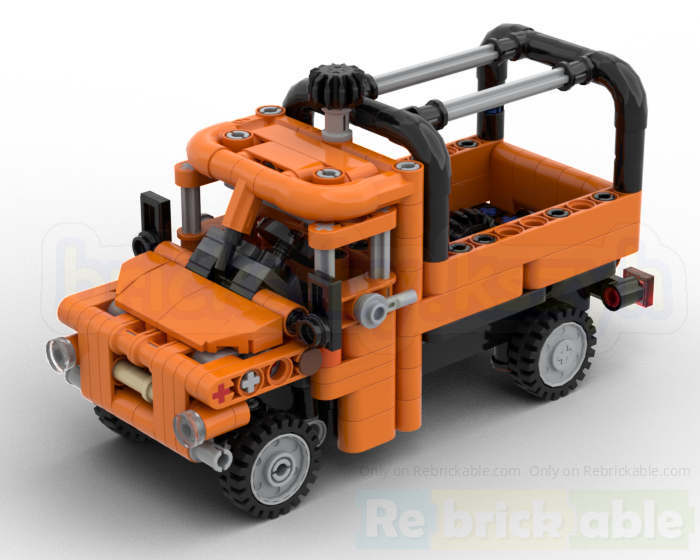 Nysa 522 2-Person Platform Truck - Vintage Polish Utility Vehicle