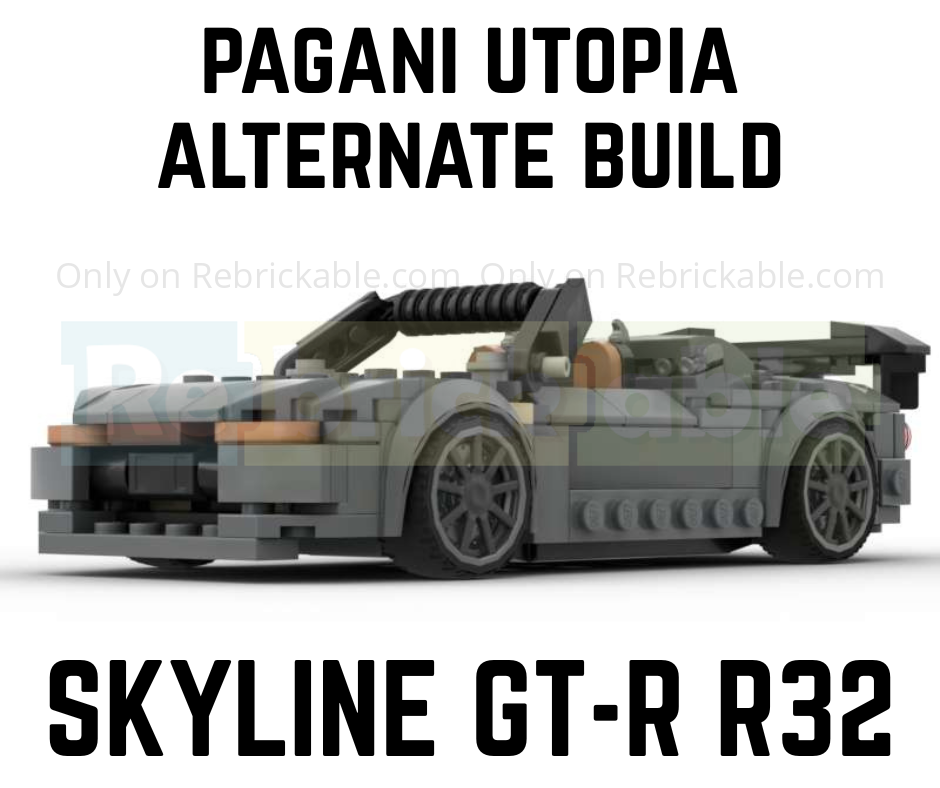 Nissan Skyline GT-R (R32) (76915 Alt) (MOC-250078) - LEGO MOC