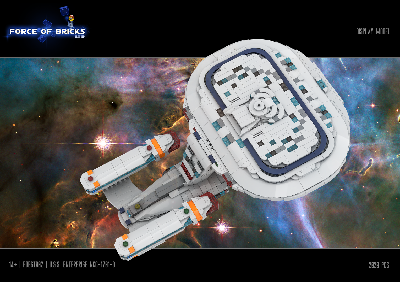U.S.S. Enterprise NCC-1701-D (FOBST002) | Force of Bricks