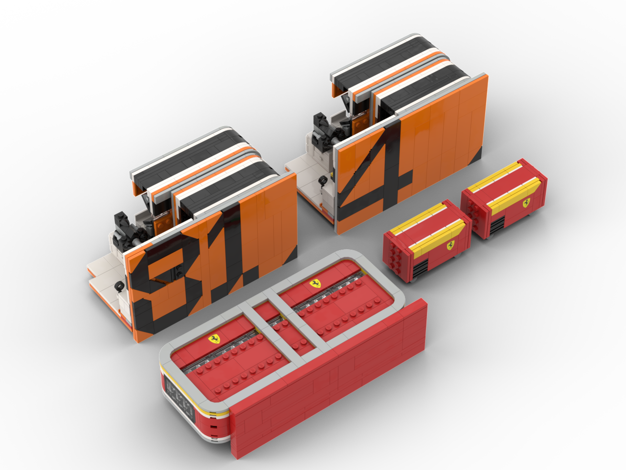 Ferrar and McLaren transporter Upgrade