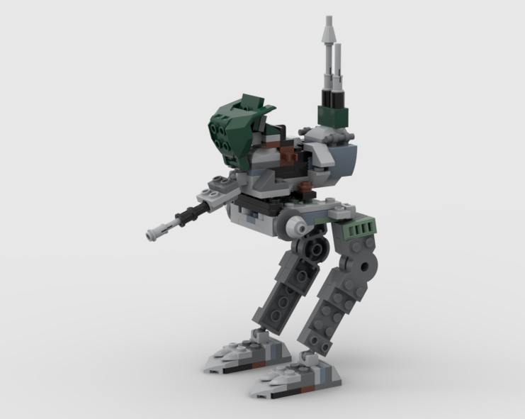 41st Elite Corps Clone Scout Walker (75369 Alternate build)