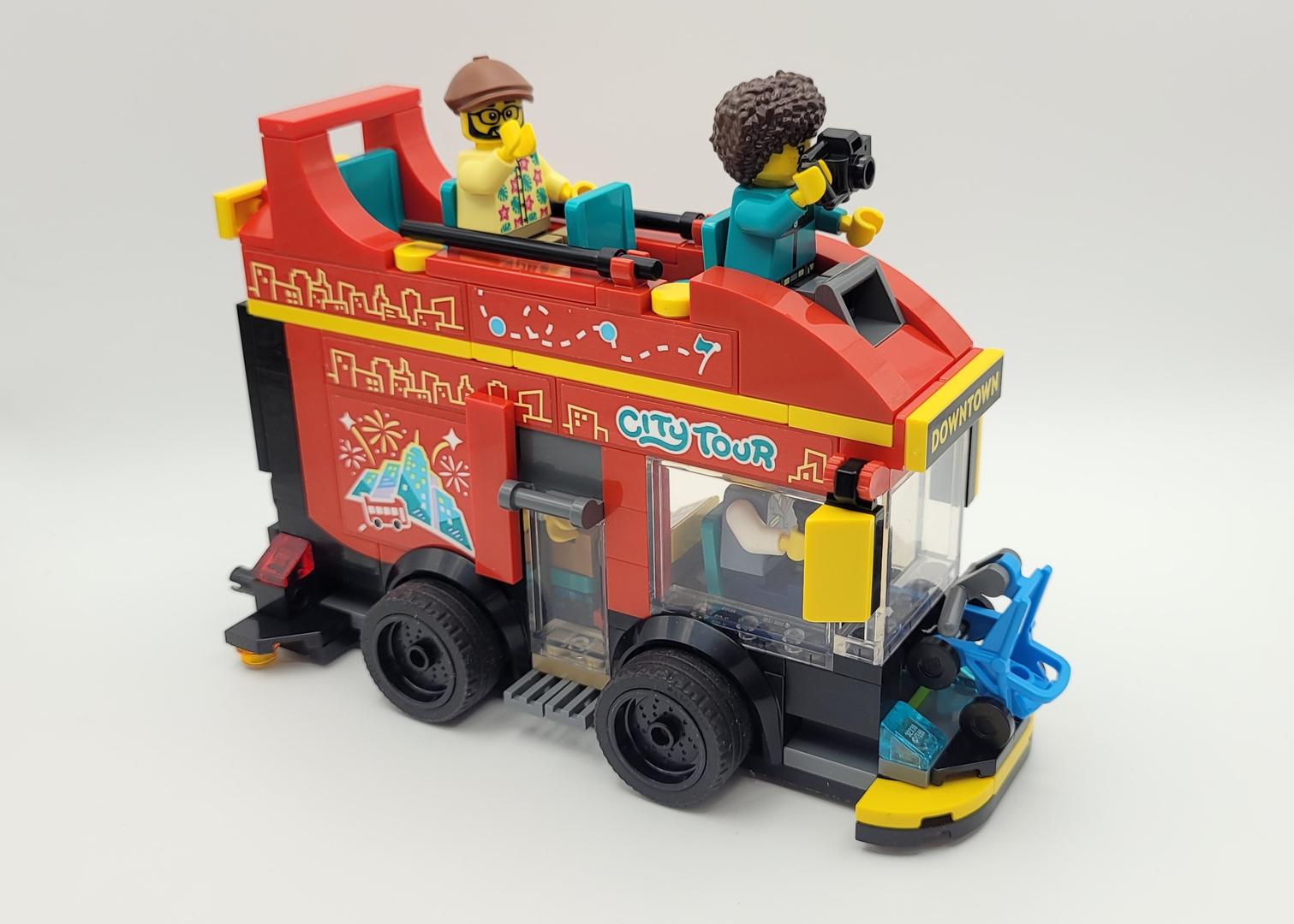 Tooned Double-Decker Sightseeing Bus