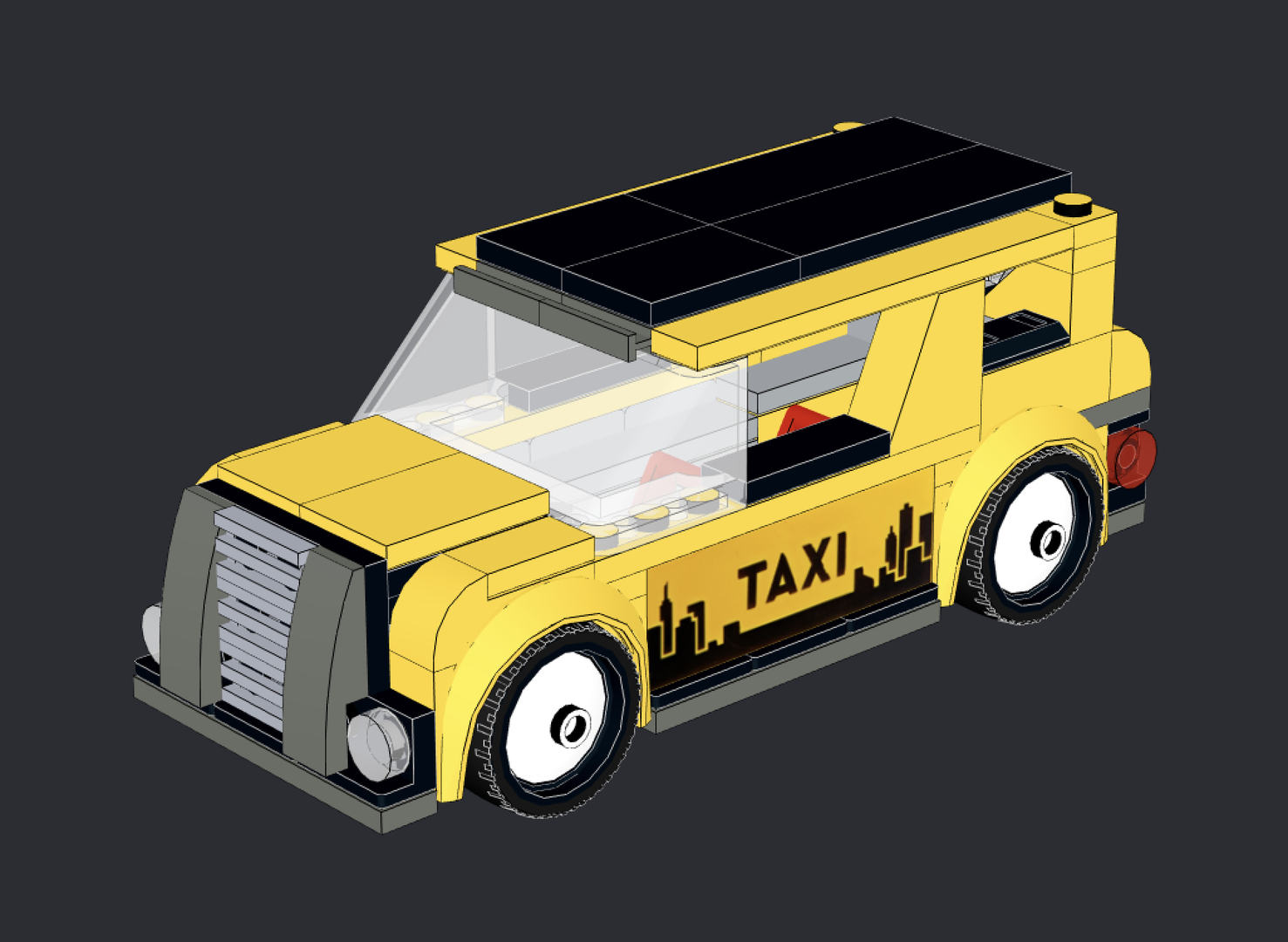 Bricking amazing CITY TAXI