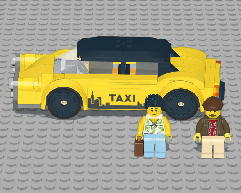 60487 moc of old taxi from 1950