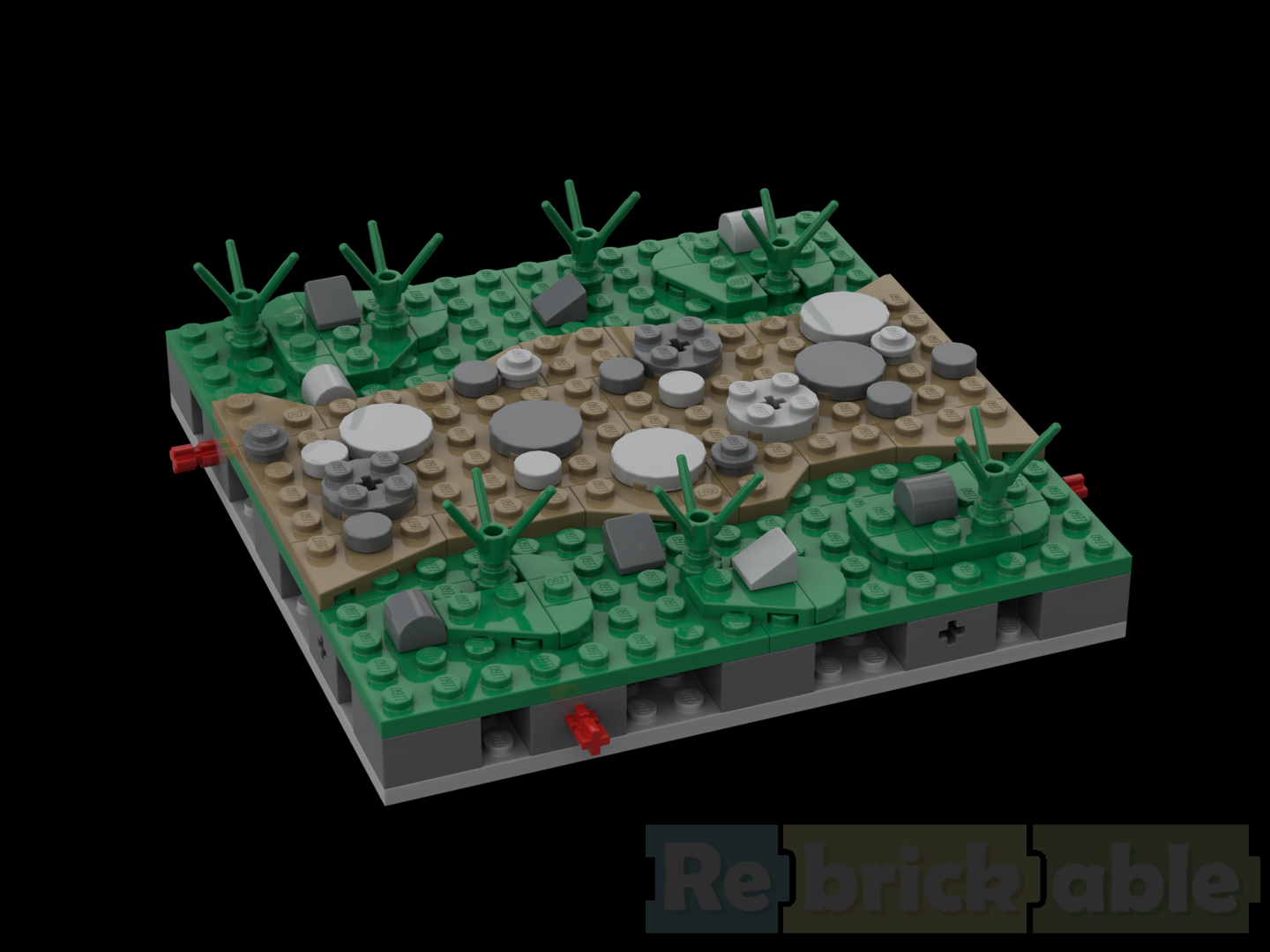 Modular Landscape - Straight Path