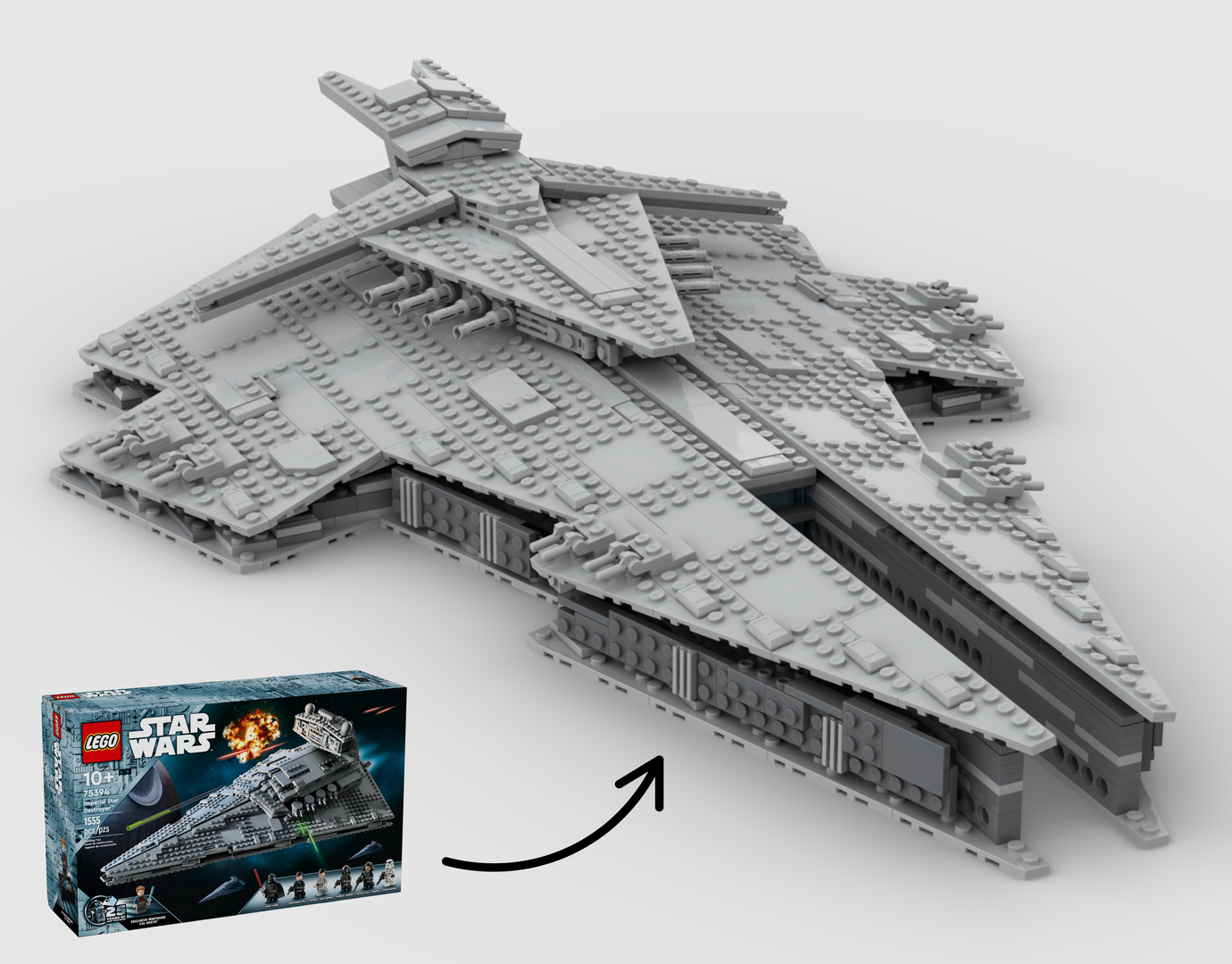 Harrower-Class Dreadnought Alternate Build Using Set 75394