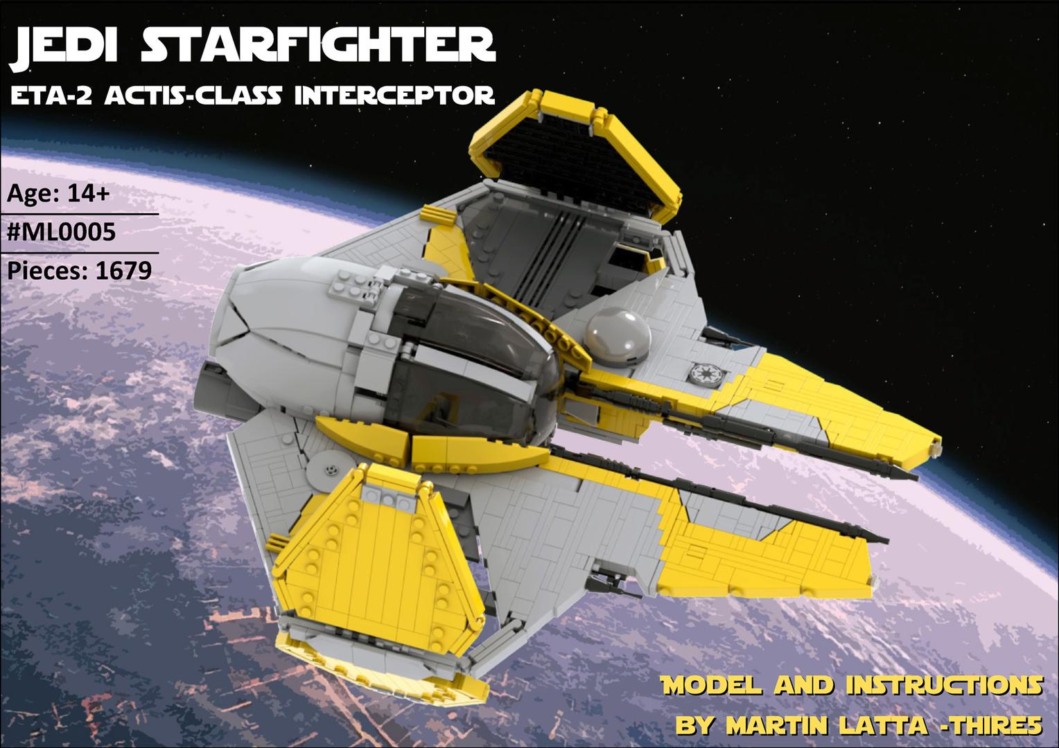 UCS Eta-2 Actis-class interceptor (yellow version)