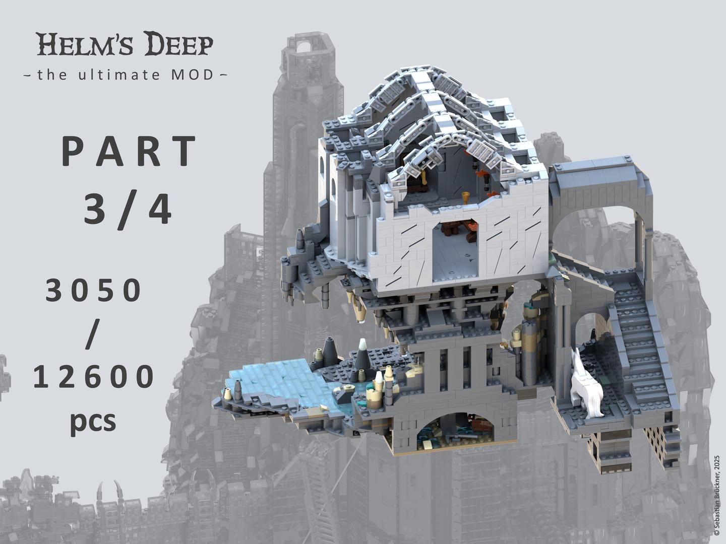 Helm's Deep - the ultimate MOD  -  P A R T  3 / 4  -  Great Hall / Glittering Caves module