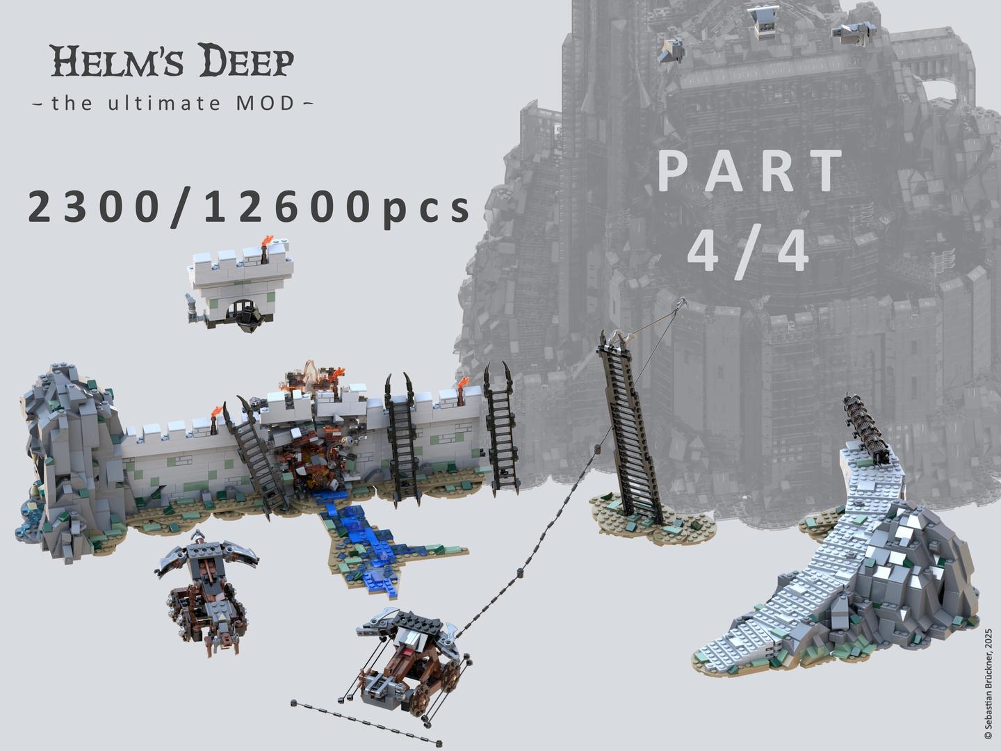 Helm's Deep - the ultimate MOD  -  P A R T  4 / 4  -  Deeping Wall / causeway / ballistas