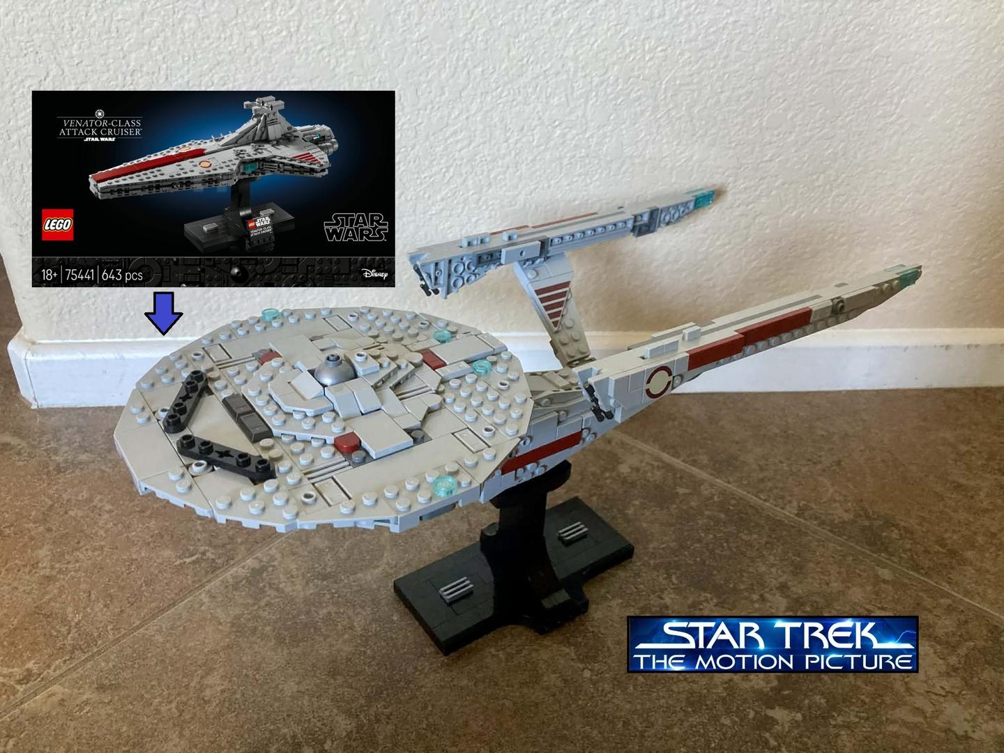 USS Enterprise NCC-1701-A Midi-Scale alternate build