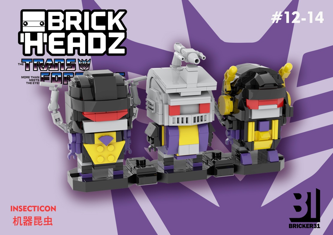 MOC - Brickheadz INSECTICONS