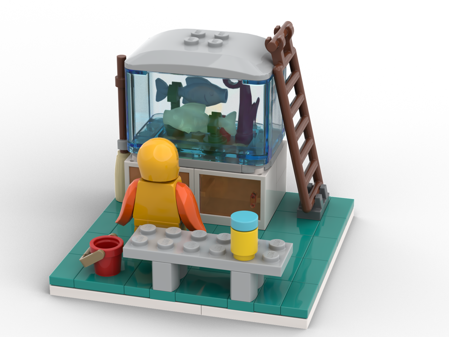 Display Fish Costume Girl