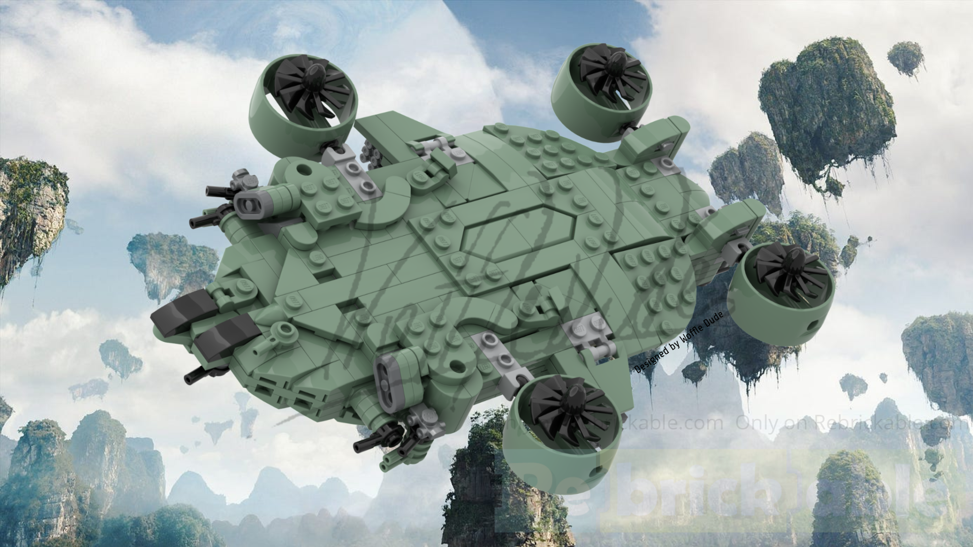 C-21 Dragon Assault Ship (Avatar) - 1:200 Scale