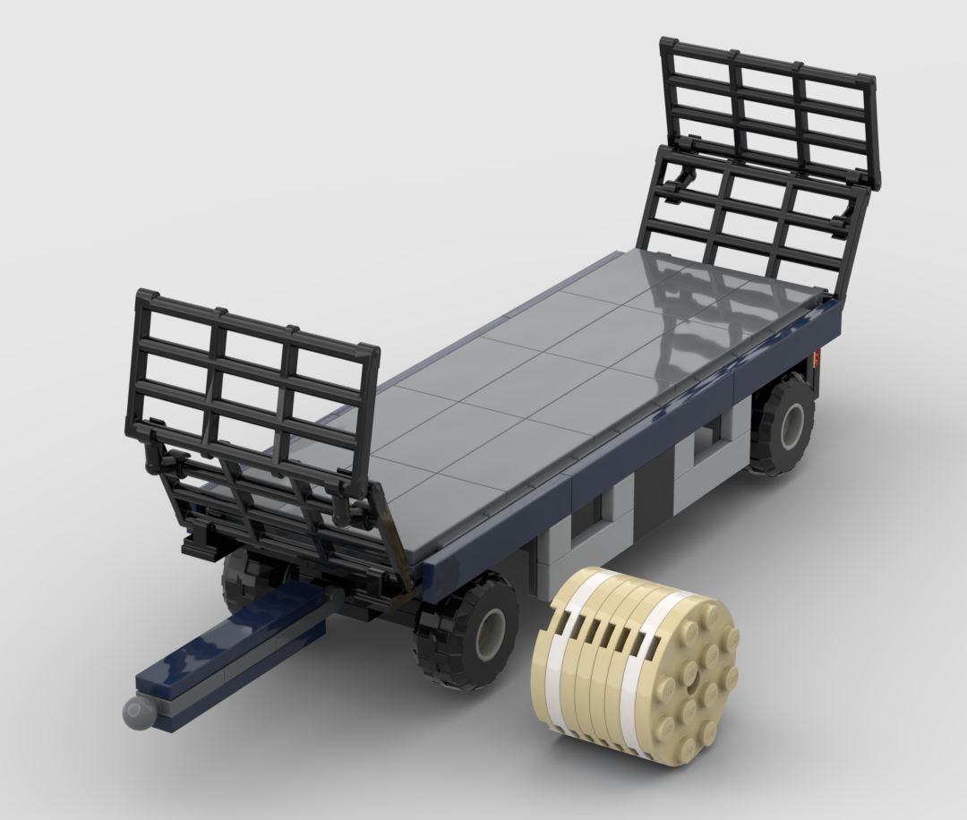 Metal Fach T014 -bale trailer