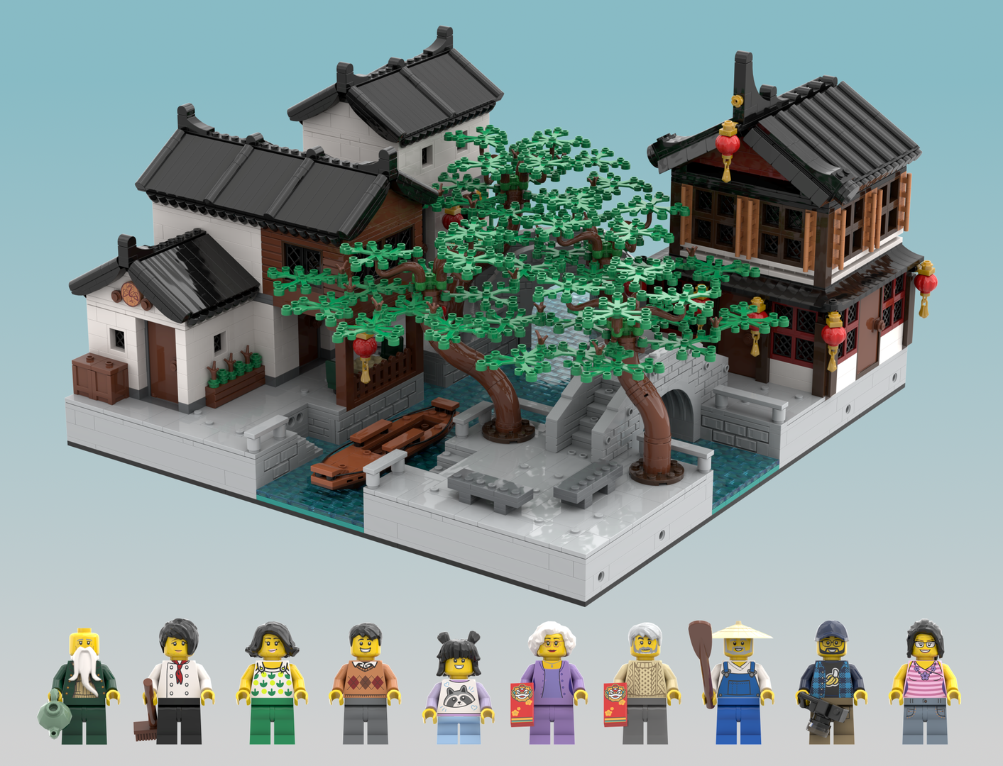Scenic Water Town - Bricklink Designer Program Series 5