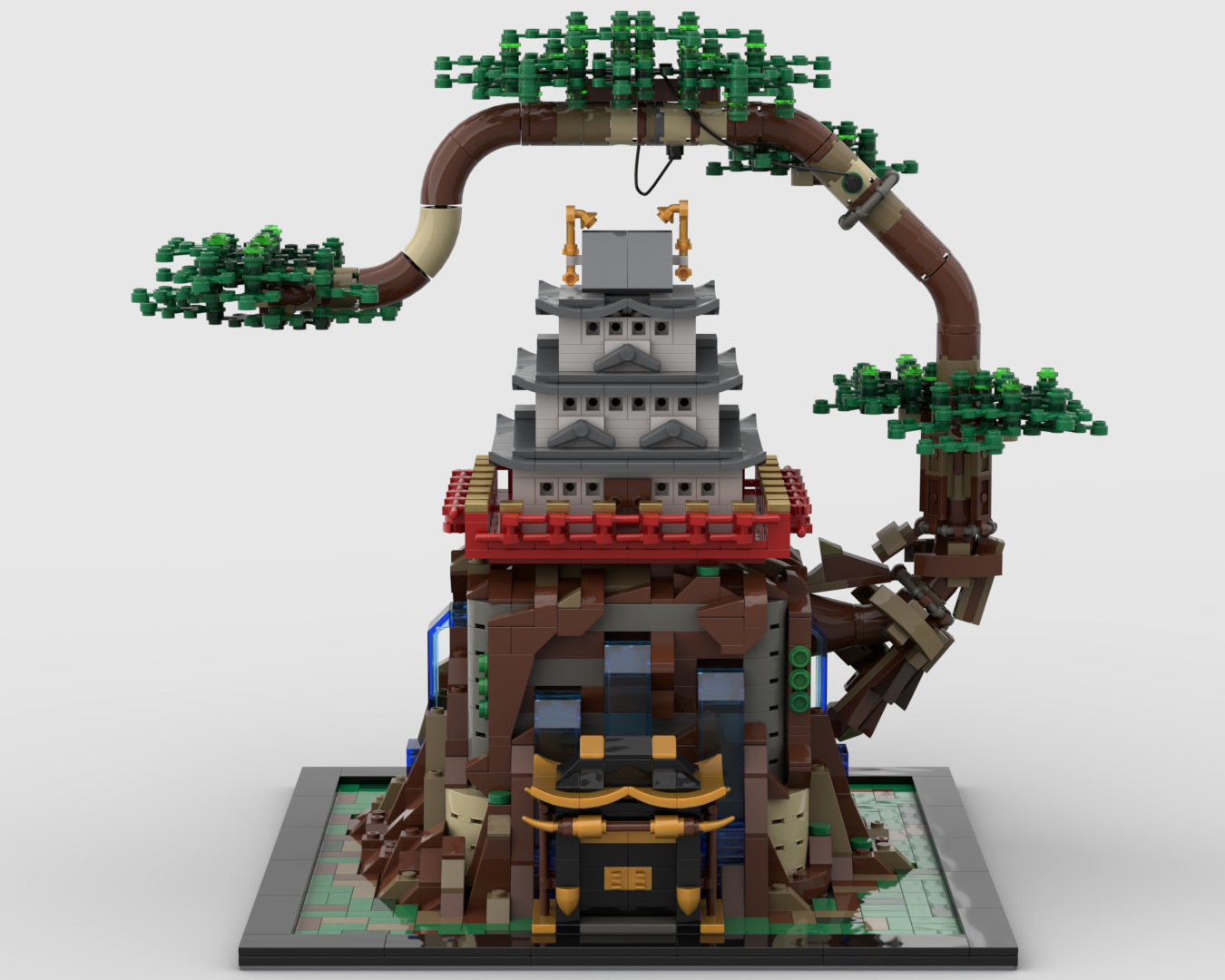 Wano Kuni Castle – One Piece - Architectural MOC