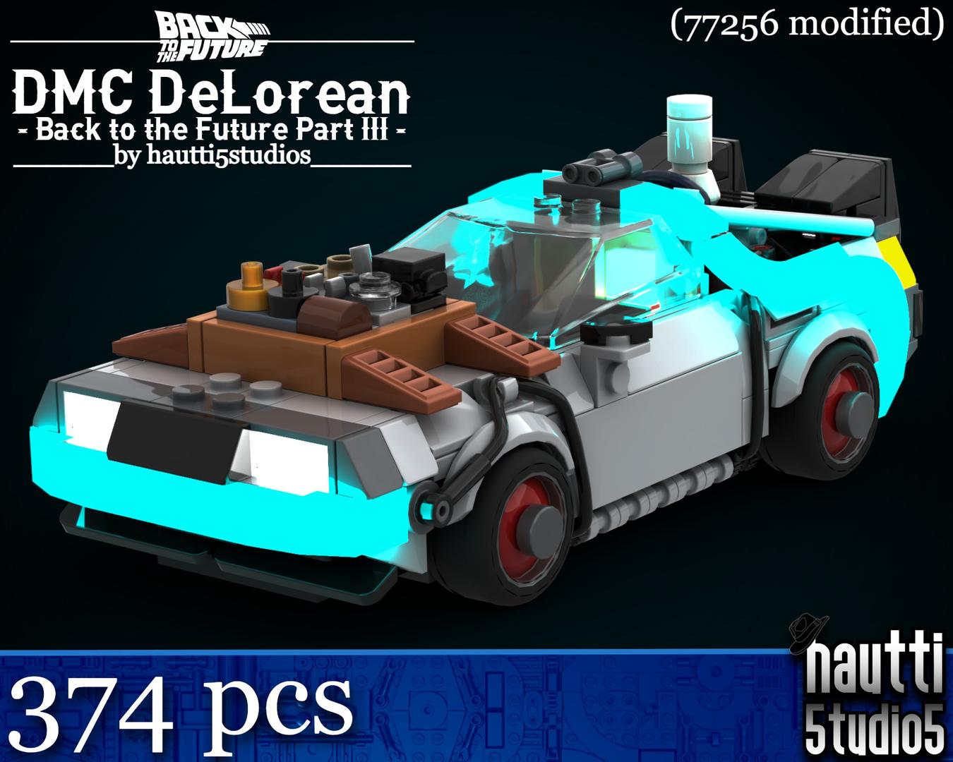 DMC Delorean - Back to the Future Part III (77256 modified)