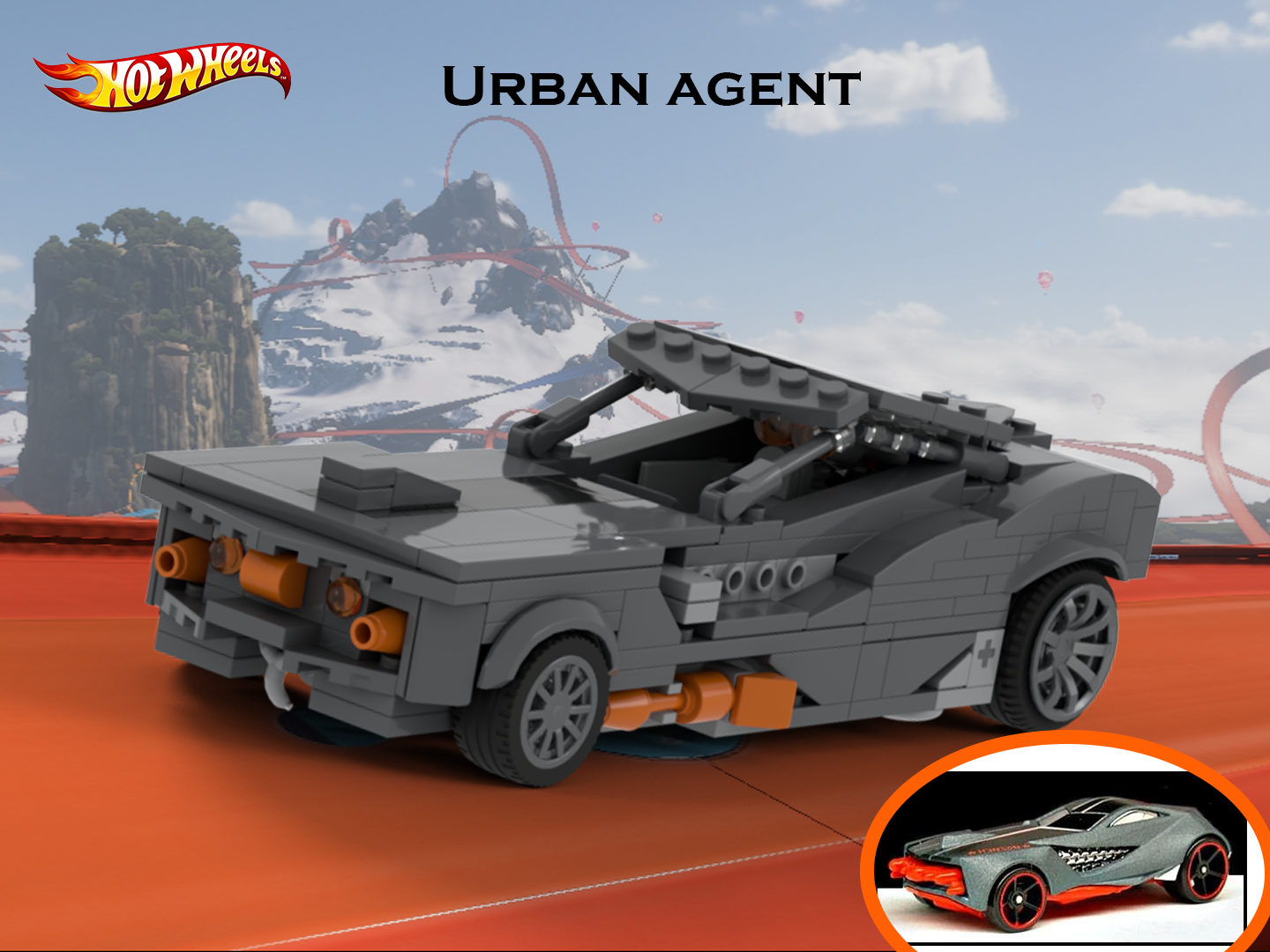 Hot Wheels Urban Agent (MOC-251687) - LEGO MOC | MOC Tracker