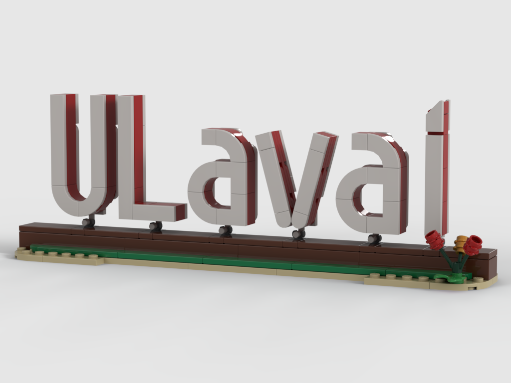 Université Laval freestanding letters
