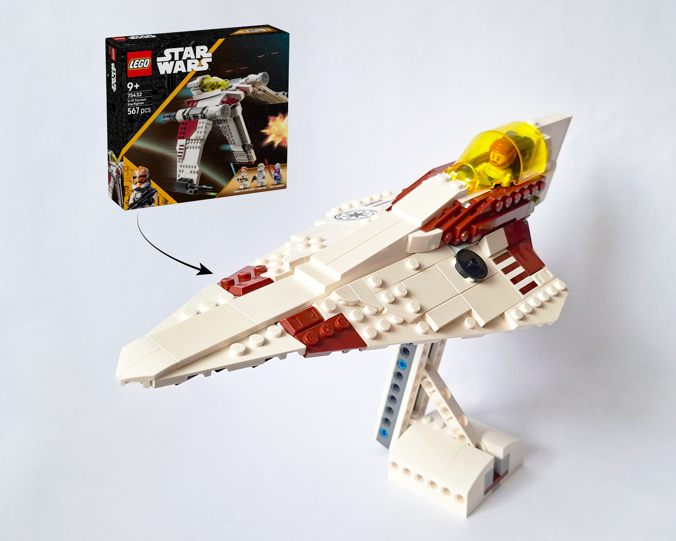 Delta-7 Starfighter (75342 Alternate Build)