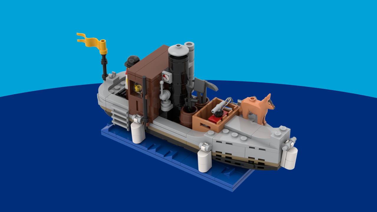 Adventurers - Reimagined Jungle River Steam Boat (7410)